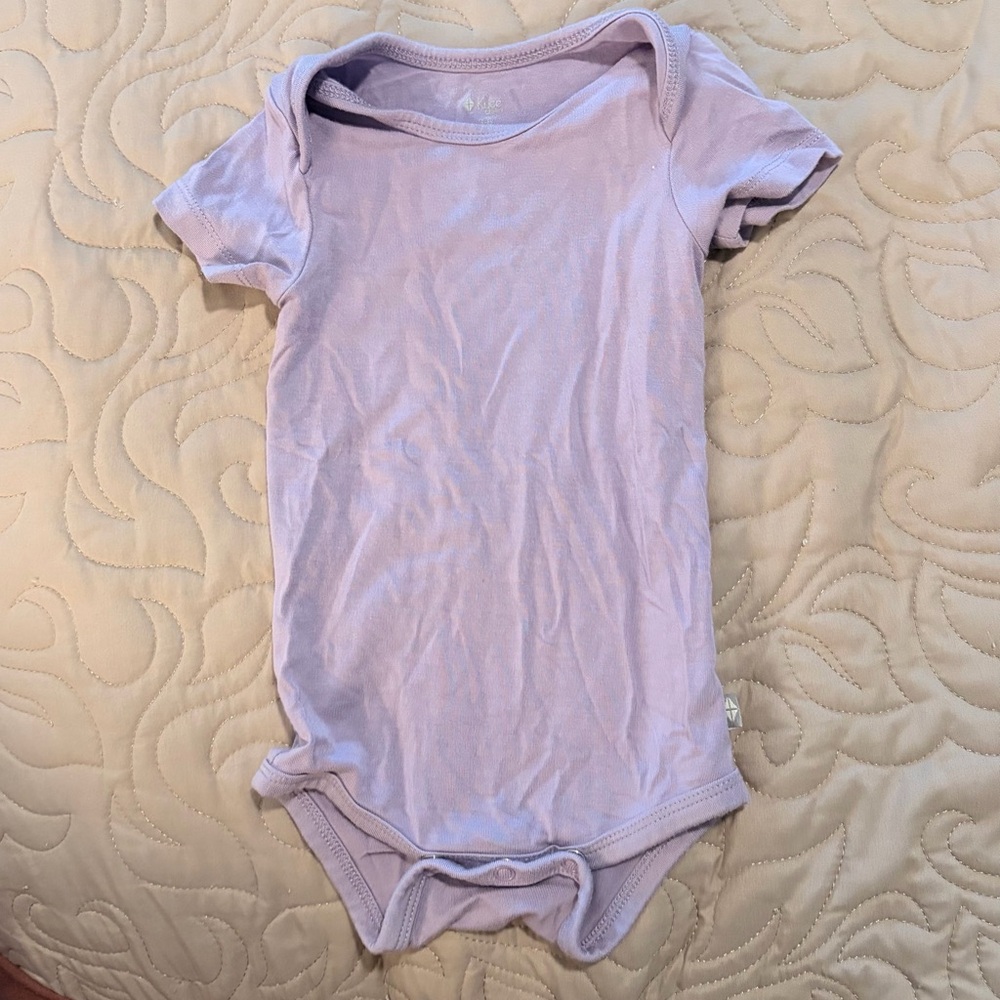 Kyte Baby Bodysuit Bamboo 3-6 Months Purple